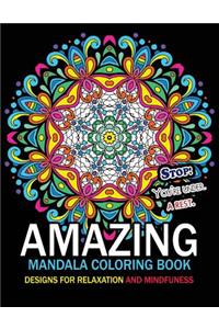 Amazing Mandalas Adult coloring Book