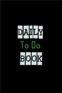 Daily To Do Book