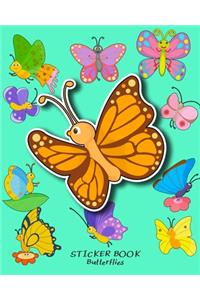 Sticker Book Butterflies