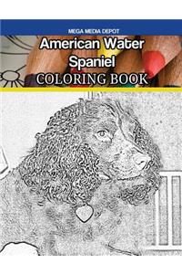 American Water Spaniel Dog Coloring Book