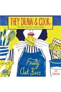 They Draw & Cook 2021 Wall Calendar