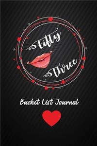 Fifty Three Bucket List Journal