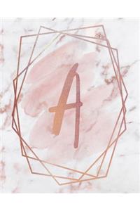 Letter a Lined Journal