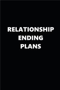 2020 Daily Planner Funny Relationship Ending Plans Black White 388 Pages