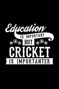 Education Is Important But Cricket Is Importanter
