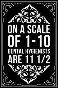 On a Scale of 1-10 Dental Hygienists Are 11 1/2