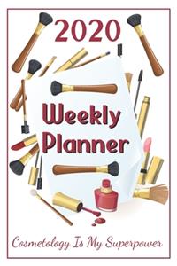 2020 Weekly Planner Cosmetologist Legend