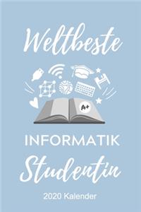 Weltbeste Informatik Studentin 2020 Kalender