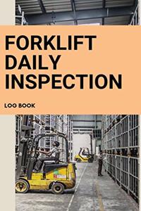 Forklift daily inspection log book