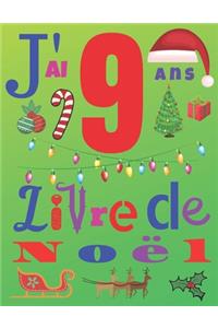 J'ai 9 ans Livre de Noël