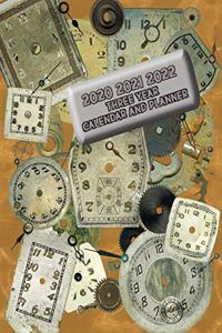 2020 2021 2022 A Three Year Calendar And Planner.