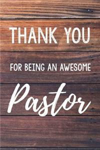Thank You For Being An Awesome Pastor