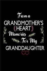 From A Grandmother's Heart Memories For My Granddaughter