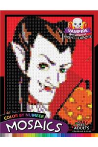 Vampire and Monsters Night Terrors Mosaic