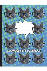 School Cat Composition Notebook