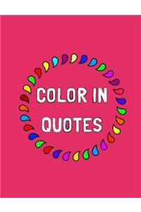 Color In Quotes