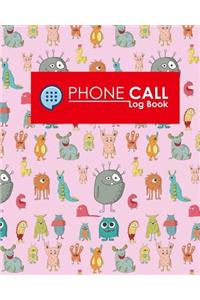 Phone Call Log Book