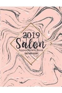 Salon Appointment Book Daily and Hourly 2019