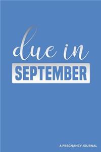 Due in September a Pregnancy Journal