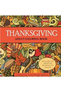 Thanksgiving Adult Coloring Book