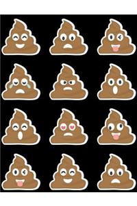 Emoji Notebook Lined Composition Journal For School Kids, Students And Teachers