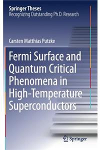 Fermi Surface and Quantum Critical Phenomena of High-Temperature Superconductors