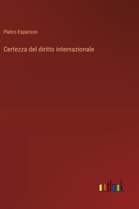 Certezza del diritto internazionale