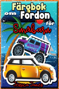 Färgbok om Fordon för Småbarn
