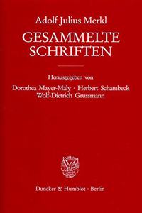 Gesammelte Schriften
