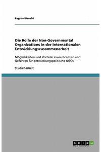Die Rolle der Non-Governmental Organizations in der internationalen Entwicklungszusammenarbeit