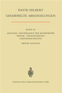 Gesammelte Abhandlungen III