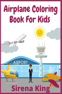 Airplane Coloring Book For Kids