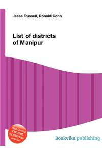 List of Districts of Manipur