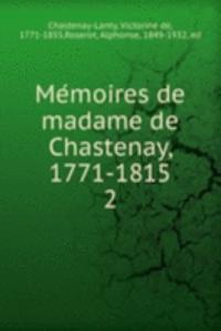 Memoires de madame de Chastenay, 1771-1815