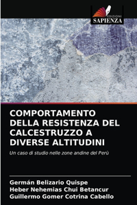 Comportamento Della Resistenza del Calcestruzzo a Diverse Altitudini