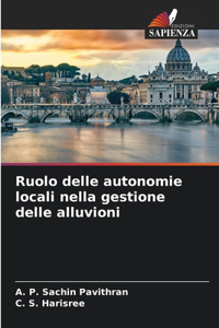 Ruolo delle autonomie locali nella gestione delle alluvioni