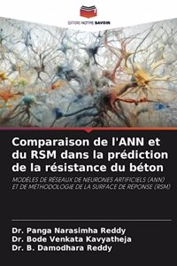 Comparaison de l'ANN et du RSM dans la prédiction de la résistance du béton