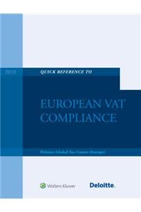 Quick Reference to European Vat Compliance