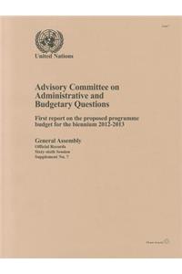 Advisory Committee on Administrative Budgetary Questions