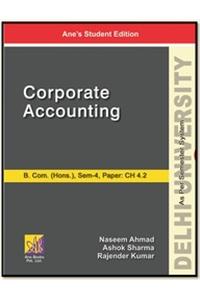 Du, Bom. (Hons.), Sem-4, Corporate Accounting