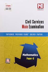 Civil Services Mains Exam: Mathematics Solved Papers - Volume - 2