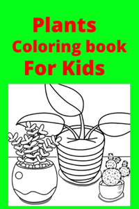 Plants Coloring book For Kids