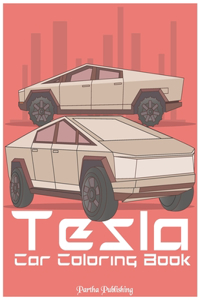 Tesla Car Coloring Book