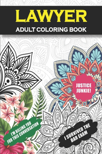 Lawyer Adult Coloring Book