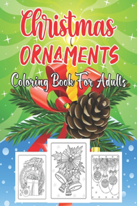 Christmas Ornaments Coloring Book For Adults