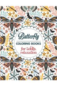 Butterfly Coloring Books For Adults Relaxation.