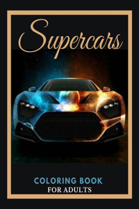 Supercars Coloring Book For Adults