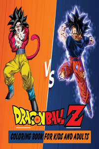 Dragon Ball Z Coloring Book For Kids And Adults