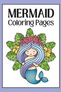 Mermaid Coloring Book - Ideal for ages 4 to 8, sized at 6 x 9 inches for easy handling