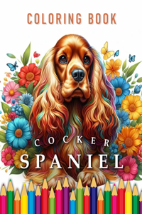 Cocker Spaniel Coloring Book